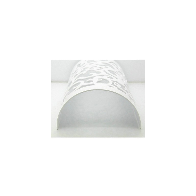 TUTTO BLU Applique da parete a filo moderna in acrilico bianco E26/E27 24 cm