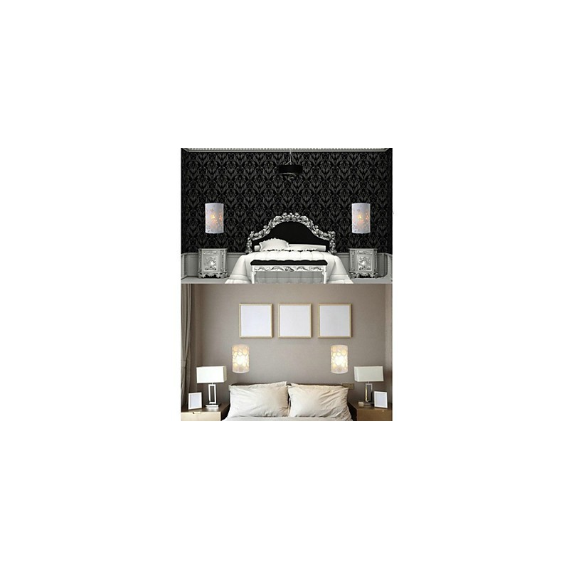 TUTTO BLU Applique da parete a filo moderna in acrilico bianco E26/E27 24 cm
