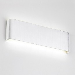 Applique da parete moderna contemporanea in metallo anodizzato LED integrato 8W