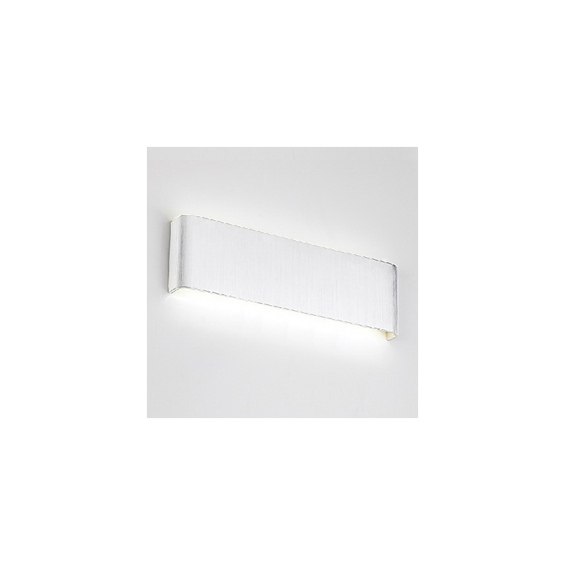 Applique da parete moderna contemporanea in metallo anodizzato LED integrato 8W