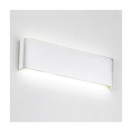 Applique da parete moderna contemporanea in metallo anodizzato LED integrato 8W