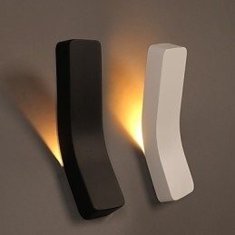 Applique da parete in ferro battuto piegato moderno e contemporaneo a LED