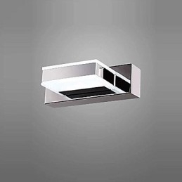 Applique da bagno LED moderna contemporanea in metallo