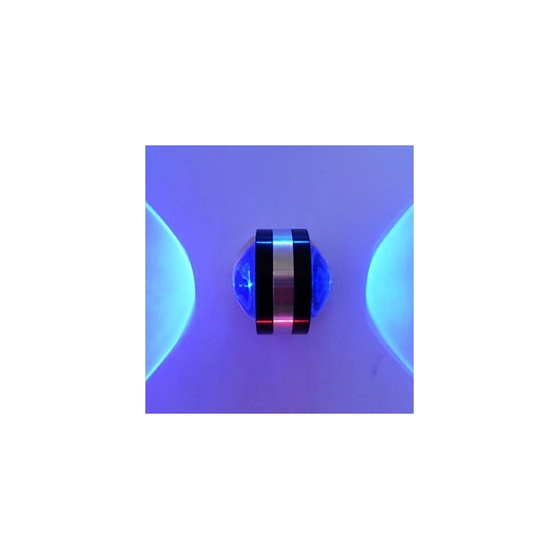 Applique da parete a filo in metallo argento moderna contemporanea con LED integrato