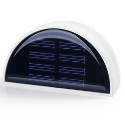 Applique da parete solare da giardino con sensore automatico, luce bianca