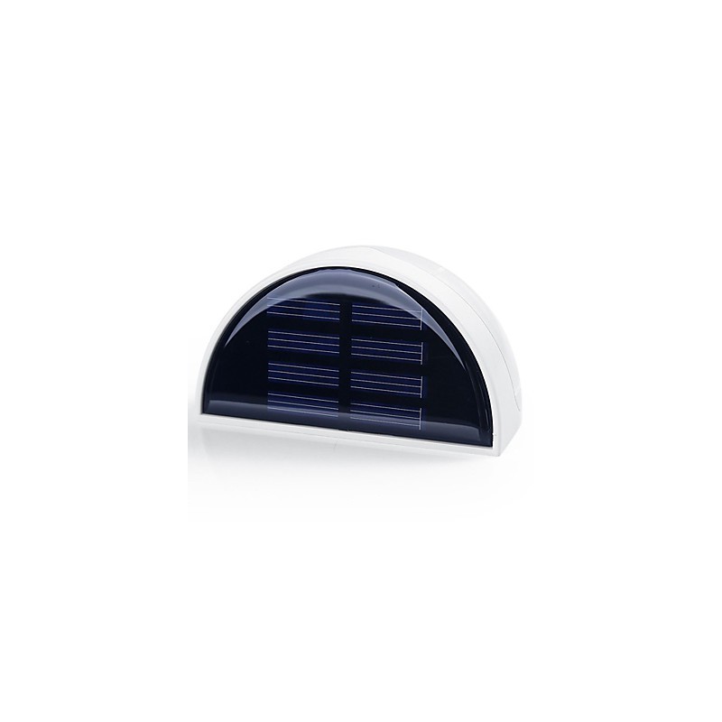 Applique da parete solare da giardino con sensore automatico, luce bianca
