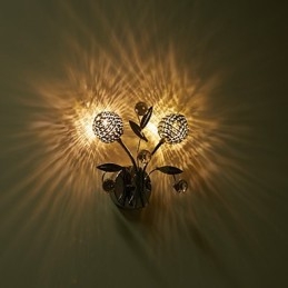 Applique da parete in cristallo Mini Style moderna contemporanea in metallo