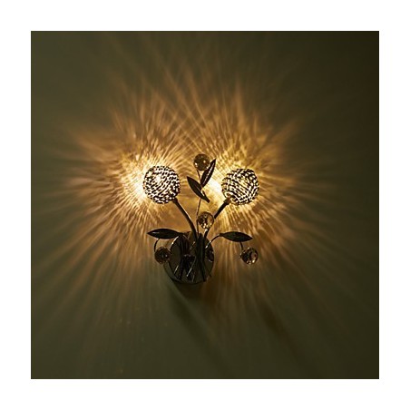 Applique da parete in cristallo Mini Style moderna contemporanea in metallo