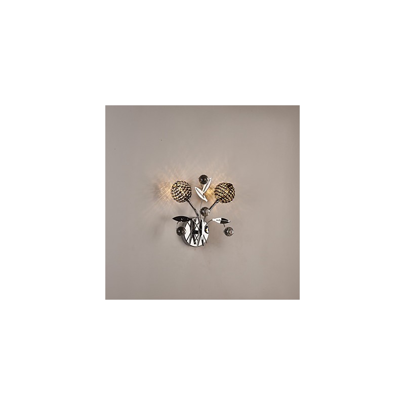 Applique da parete in cristallo Mini Style moderna contemporanea in metallo