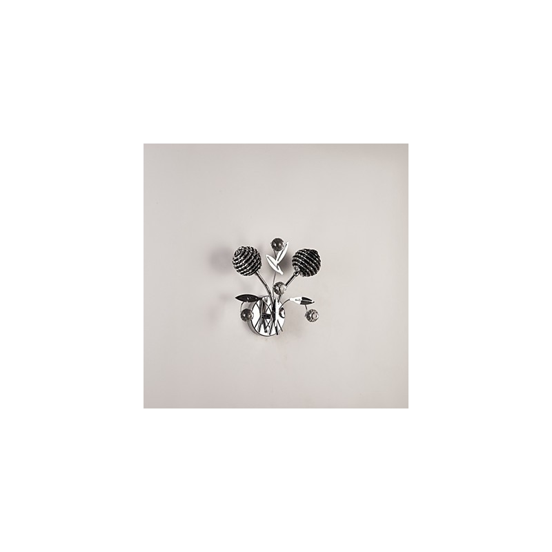 Applique da parete in cristallo Mini Style moderna contemporanea in metallo