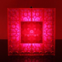 Applique da parete LED moderna in plastica, 220-240 V, con lampadina inclusa