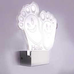 Applique da parete a filo LED moderno in metallo
