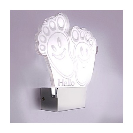 Applique da parete a filo LED moderno in metallo
