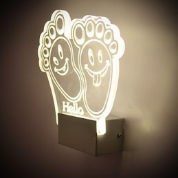 Applique da parete a filo LED moderno in metallo