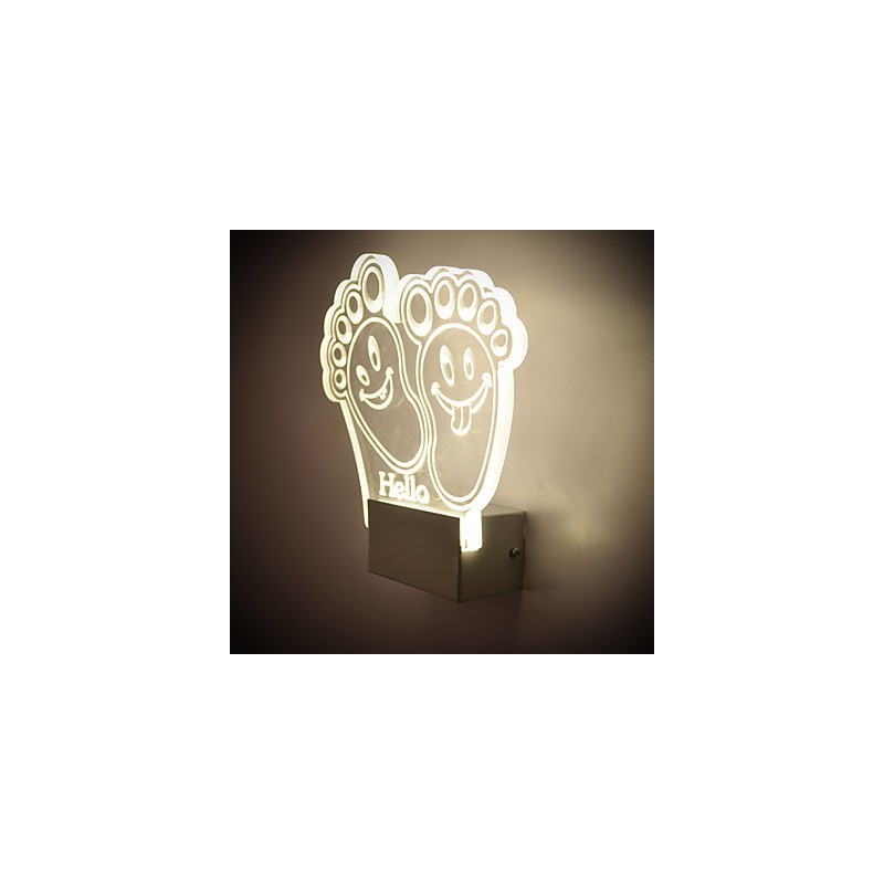 Applique da parete a filo LED moderno in metallo