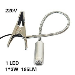 Applique da parete in alluminio con faretto LED per specchio