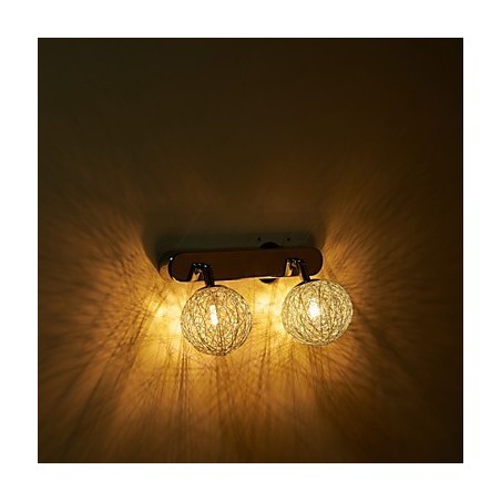 Applique da parete Mini Style moderna contemporanea in metallo cromo