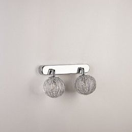 Applique da parete Mini Style moderna contemporanea in metallo cromo