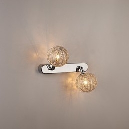 Applique da parete Mini Style moderna contemporanea in metallo cromo