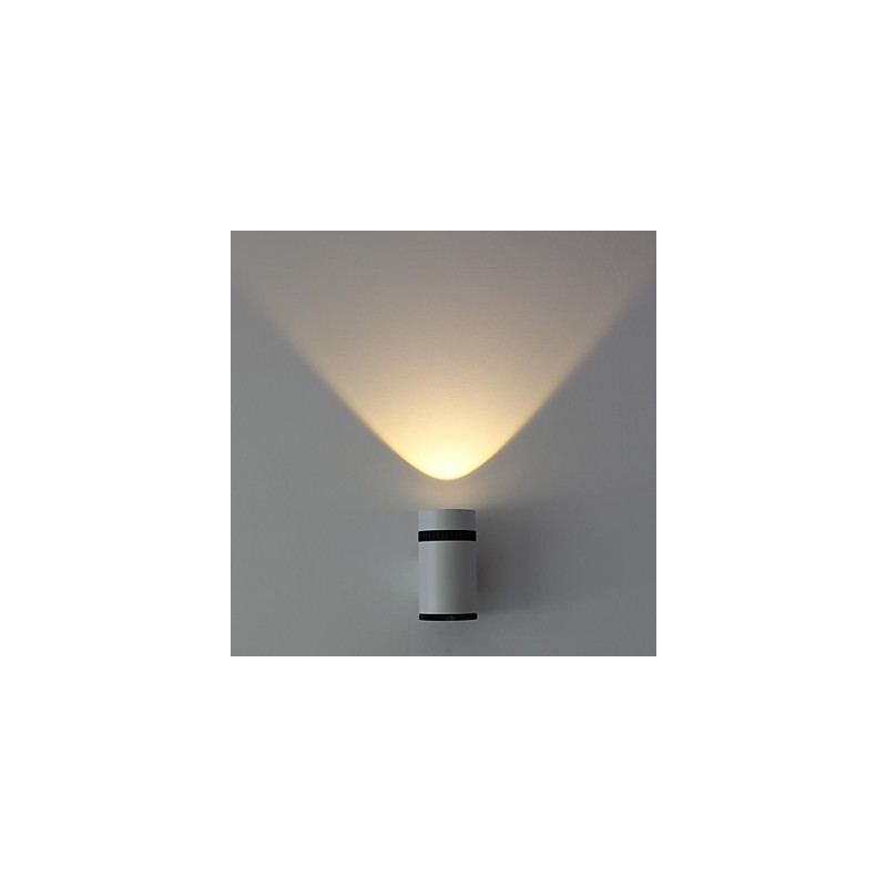 Applique da parete a filo LED moderna in metallo e acrilico