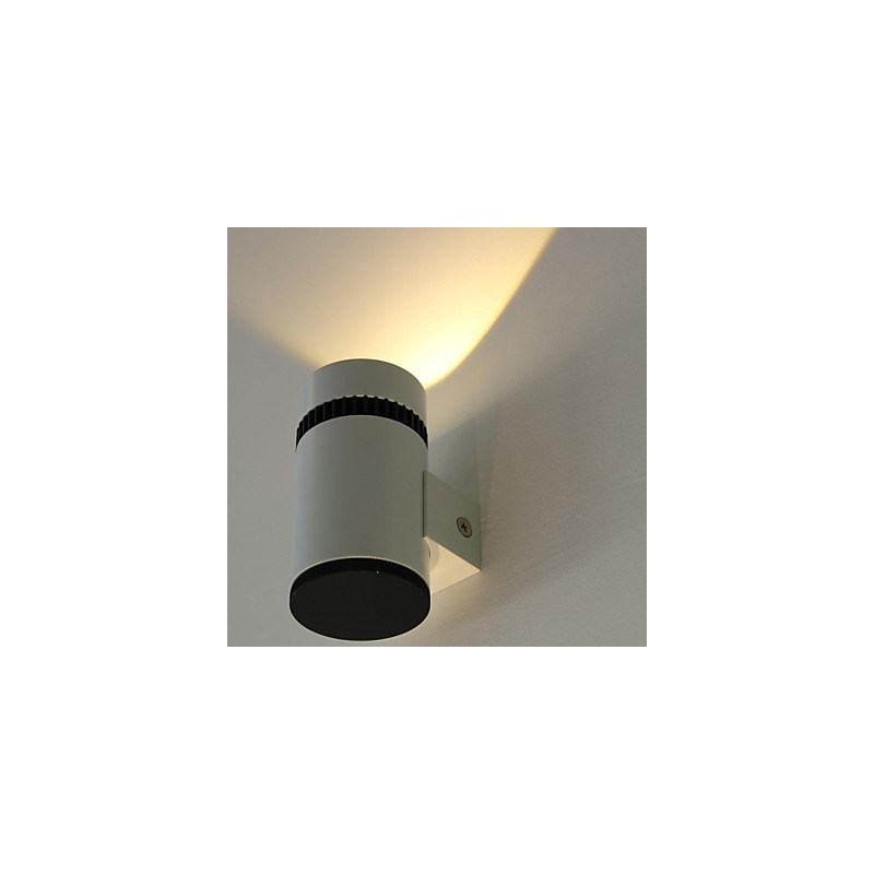 Applique da parete a filo LED moderna in metallo e acrilico