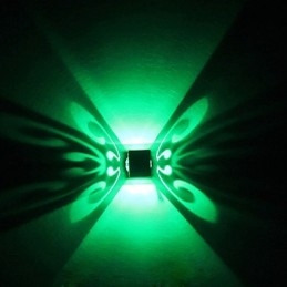Applique da parete a farfalla LED