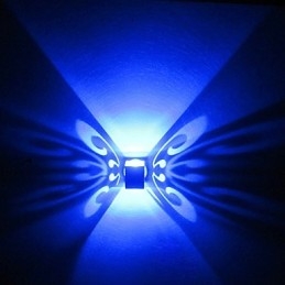 Applique da parete a farfalla LED
