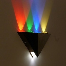 Applique da parete LED moderna modello bar T in metallo