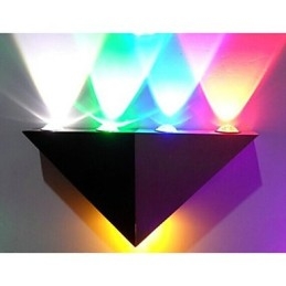 Applique da parete LED moderna modello bar T in metallo