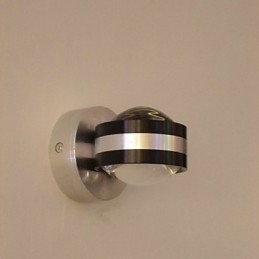 Applique da parete LED per scale in alluminio bifacciale, moderna