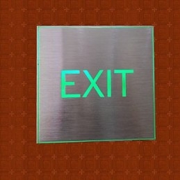 L'Hotel Market EXIT Lights Applique da parete a filo in metallo, LED, 22 cm