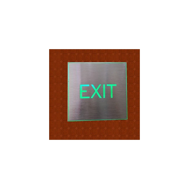 L'Hotel Market EXIT Lights Applique da parete a filo in metallo, LED, 22 cm