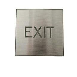 L'Hotel Market EXIT Lights Applique da parete a filo in metallo, LED, 22 cm