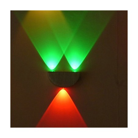Applique da parete a filo Half A Circle in metallo LED