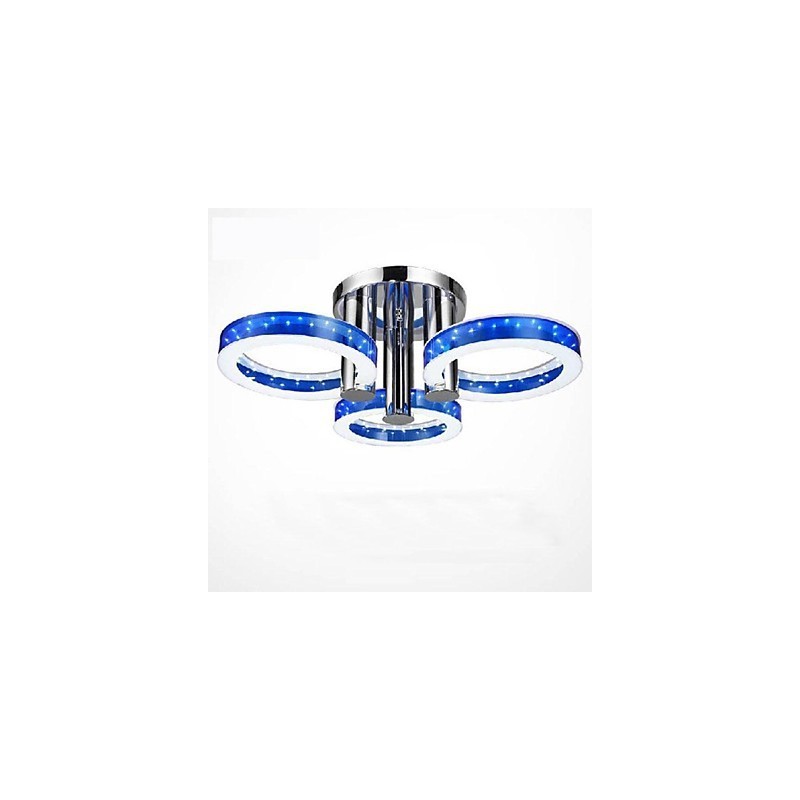 Plafoniera rotonda a filo in acrilico con LED SMD