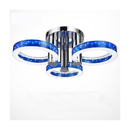 Plafoniera rotonda a filo in acrilico con LED SMD