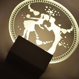Applique da parete a filo LED moderna contemporanea in metallo