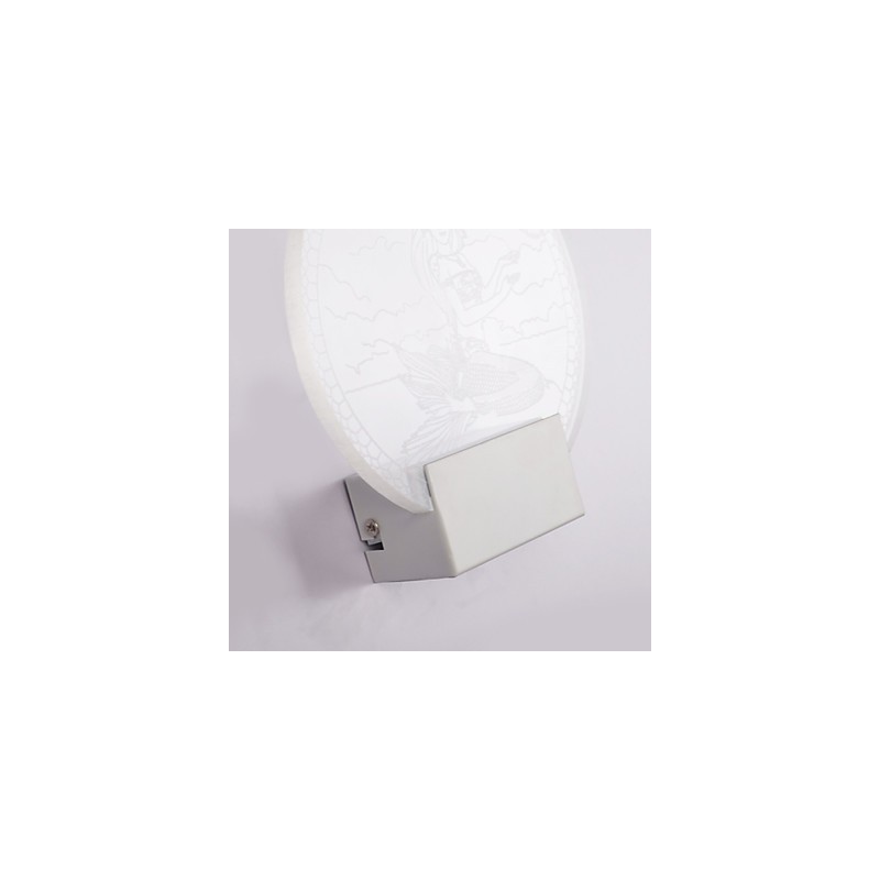 Applique da parete a filo moderna in metallo con LED