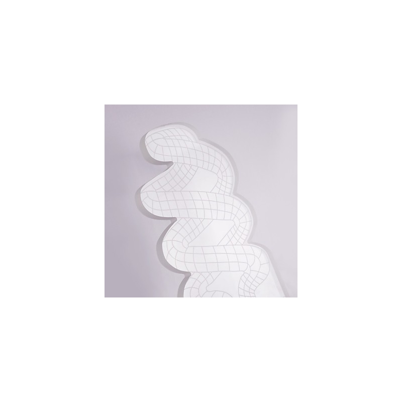 Applique da parete a filo LED moderna in metallo