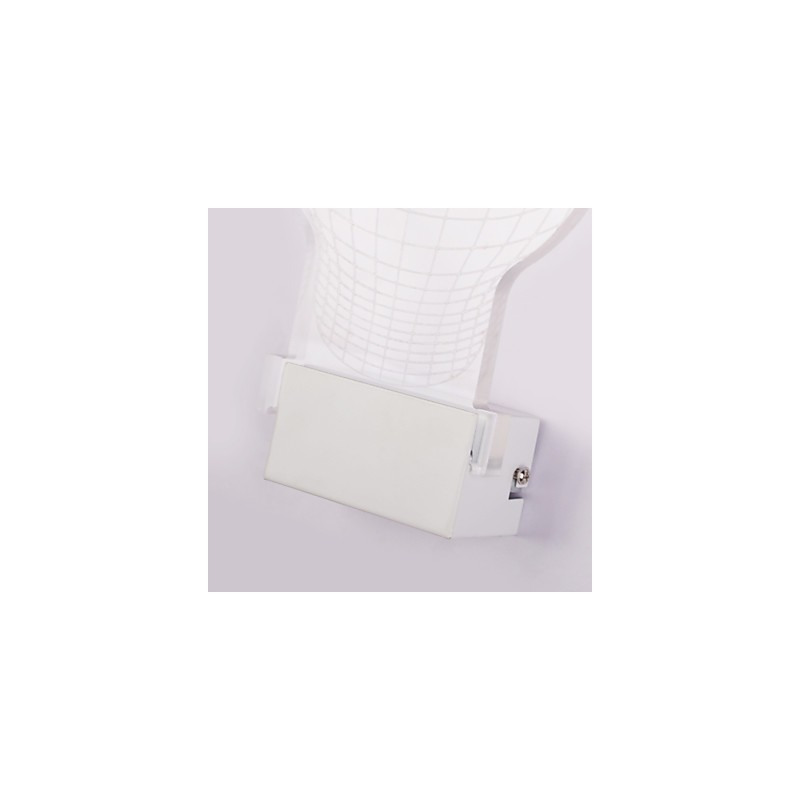 Applique da parete a filo LED moderna in metallo