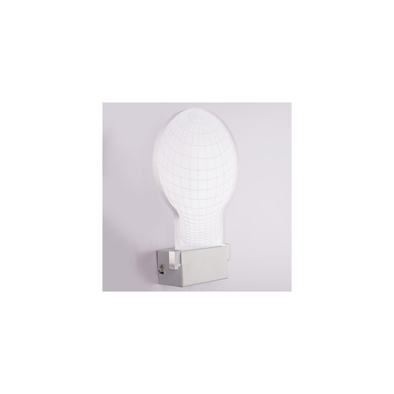 Applique da parete a filo LED moderna in metallo
