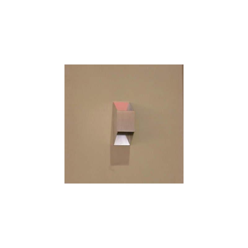 Applique da parete LED a filo barra creativa trapezoidale doppia in metallo