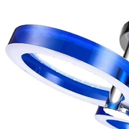 Plafoniera rotonda a filo in acrilico con LED SMD