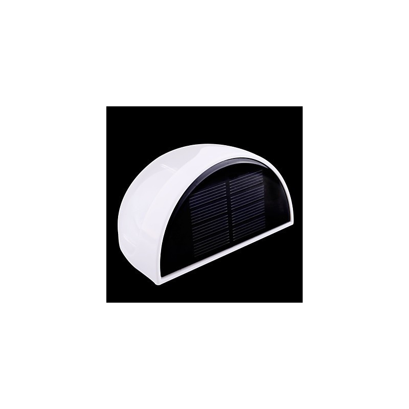 Applique da parete solare impermeabile IP55 bianca e nera