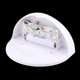 Applique da parete solare impermeabile IP55 bianca e nera