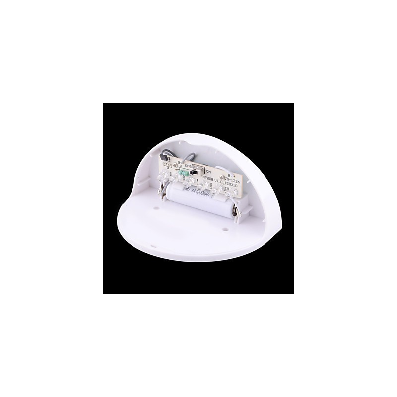 Applique da parete solare impermeabile IP55 bianca e nera