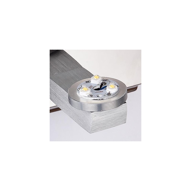 Applique da parete mini Artistico 1 luce in acciaio inox cromo con stelle