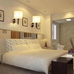 Applique da parete moderna in metallo e tessuto, 1 luce, cilindro bianco