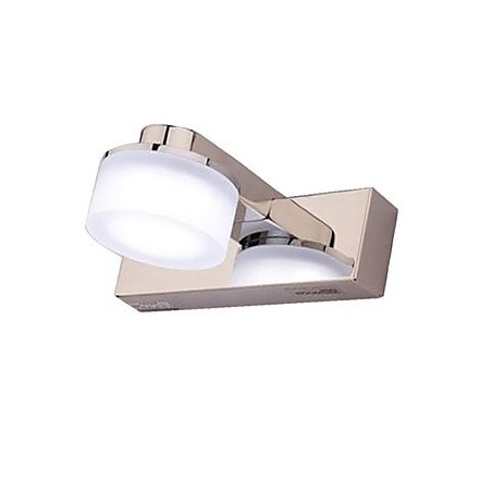 Applique da parete LED moderna contemporanea in metallo cromo