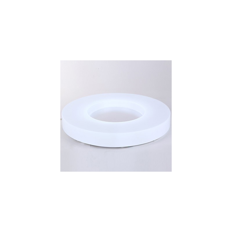 Plafoniera rotonda a filo LED 12W in metallo e acrilico bianco